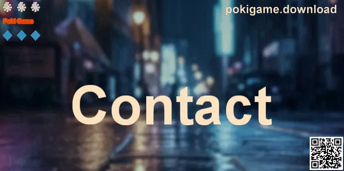 Poki Game Contact page visual banner showing verified support channels and safety reminders for Indian users