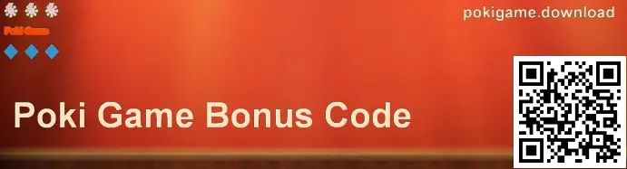 Poki Game gift code visual panel on pokigame.download